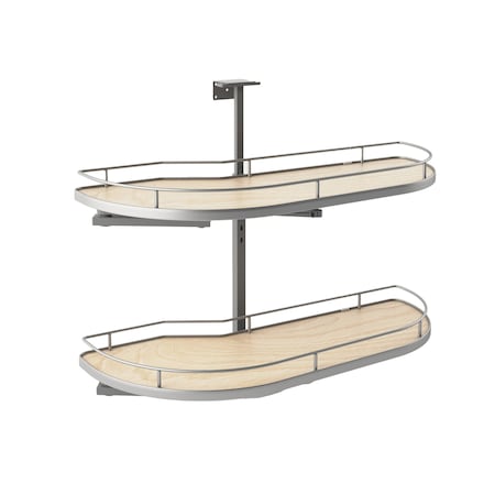 Rev-A-Shelf Melamine Faced Chipboard, Light Brown, 35.49 in W, 24.41 in H, 16.44 in L, Light Brown 587-15-RMP